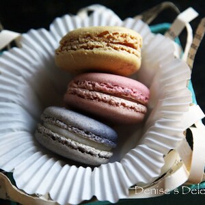 Designer Flavor French Parisian Macarons from Denise's Delectables Bakery image 2