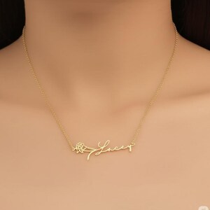 Pack of 2 Combo Necklace with Name Customized Letter Name Necklace Unisex Nameplate Necklace Personalized Name Jewelry Custom Pendant