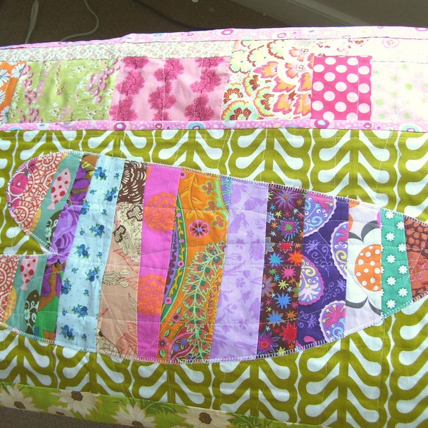 Quilt "Big Heart For A Little One" Designer Cotton Patchwork Quilt betrueoriginals