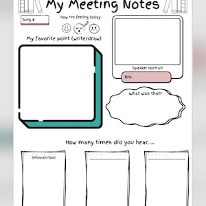 JW Weekend Meeting Notes