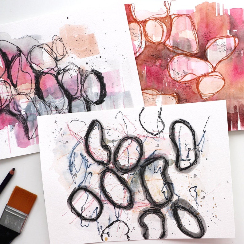 Mixed Media Art Online With Kim Dellow Inspired by Nature