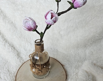 Lilac Crochet Magnolia Branch