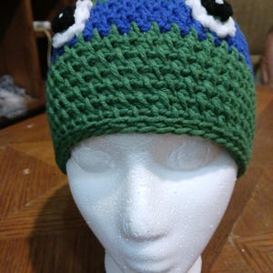crochet nija turtle hat