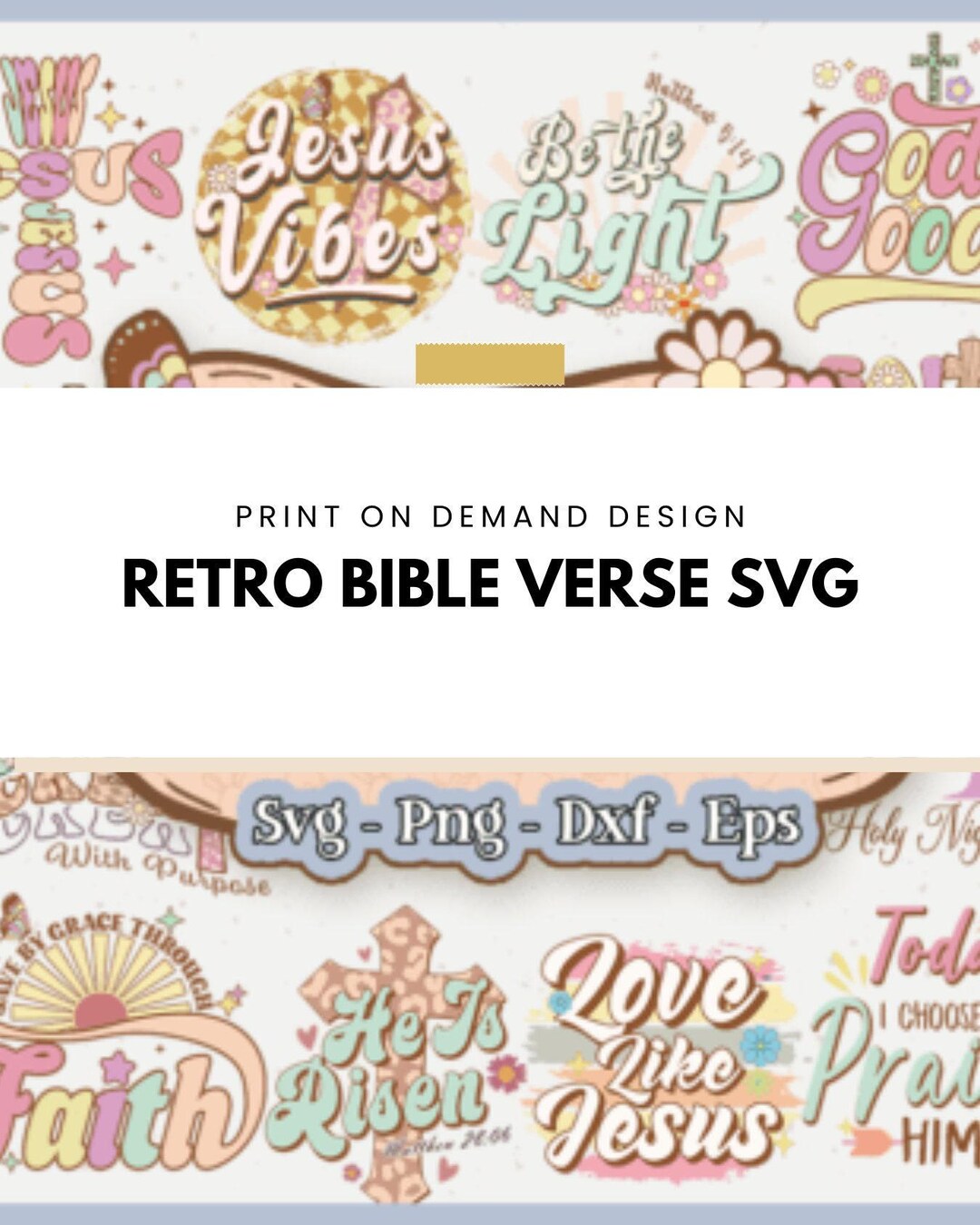 Retro Bible Verse Svg Bundle - Etsy