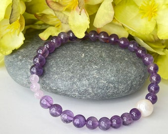 Amethyst Stretch Bracelet