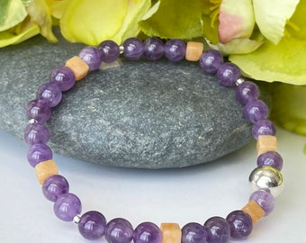 Amethyst Stretch Bracelet