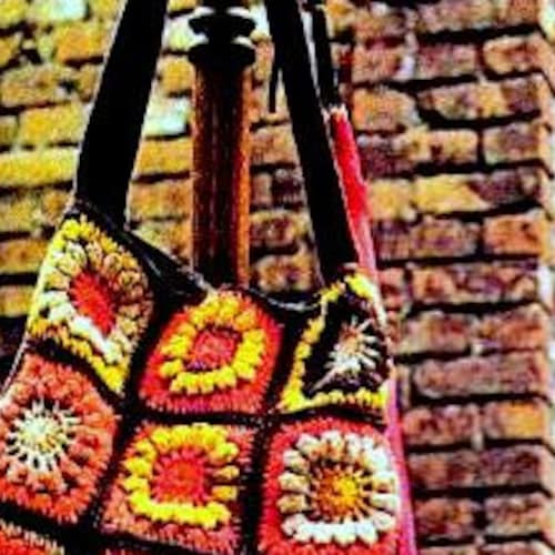 INSTANT DOWNLOAD PDF Vintage Crochet Pattern Granny Squares | Etsy