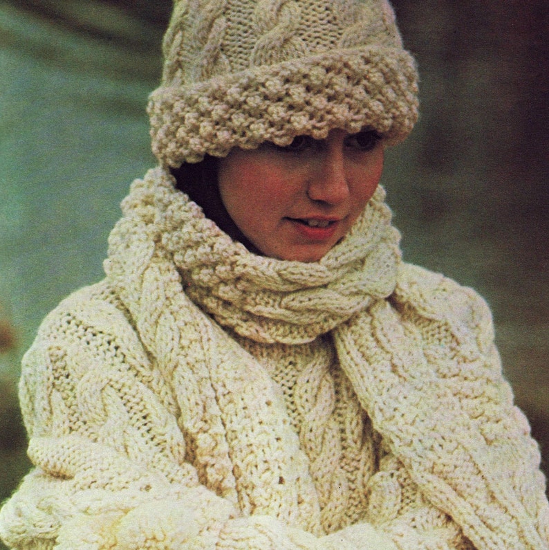 vintage aran sweater