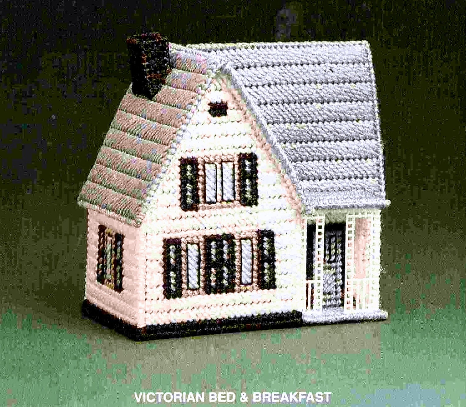 Plastic Canvas Village Toy Town Mini Houses Miniatures School Etsy