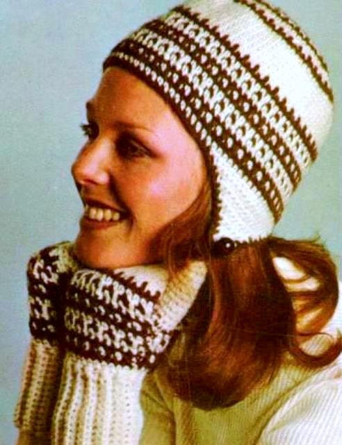 INSTANT DOWNLOAD PDF Vintage Crochet Pattern Ear Flap Hat | Etsy