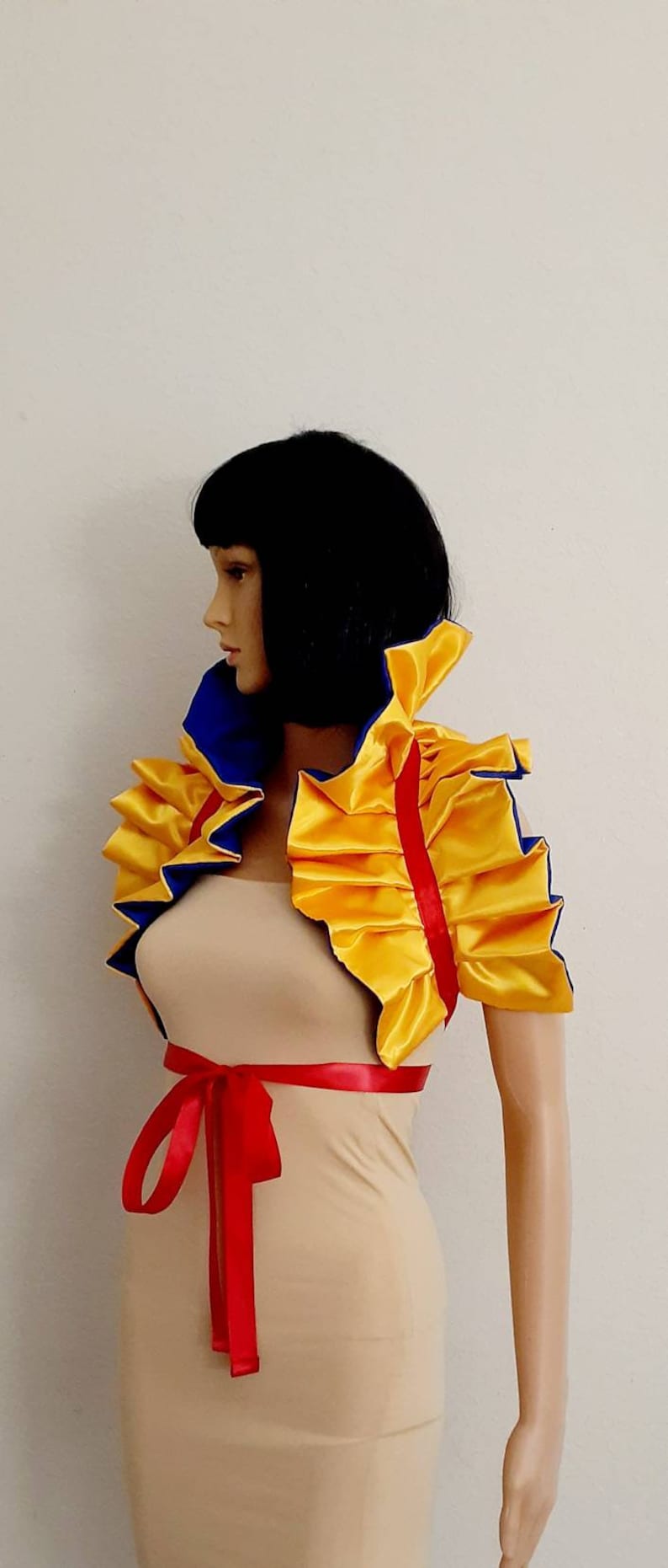 Snow White princess Burlesque Shoulder Collar Shrug Wrap Cosplay Anime Burningman Manga Circus Carnival image 6