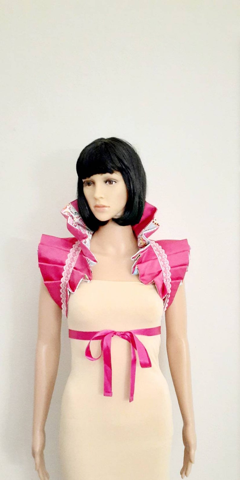 Shopkins Dramatic Collar Bolero Shrug Corset Burlesque Cosplay Anime Ringmaster Carnival Supanova Supercon image 2