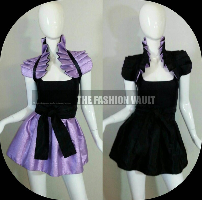 ready to ship bolero shrug and apron skirt effie costume cosplay manga  french maid circus carnival anime burning man