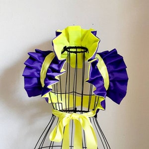 Joker Cosplay Shoulder Collar shrug wrap Burningman Burlesque Circus Ringmaster Manga Anime