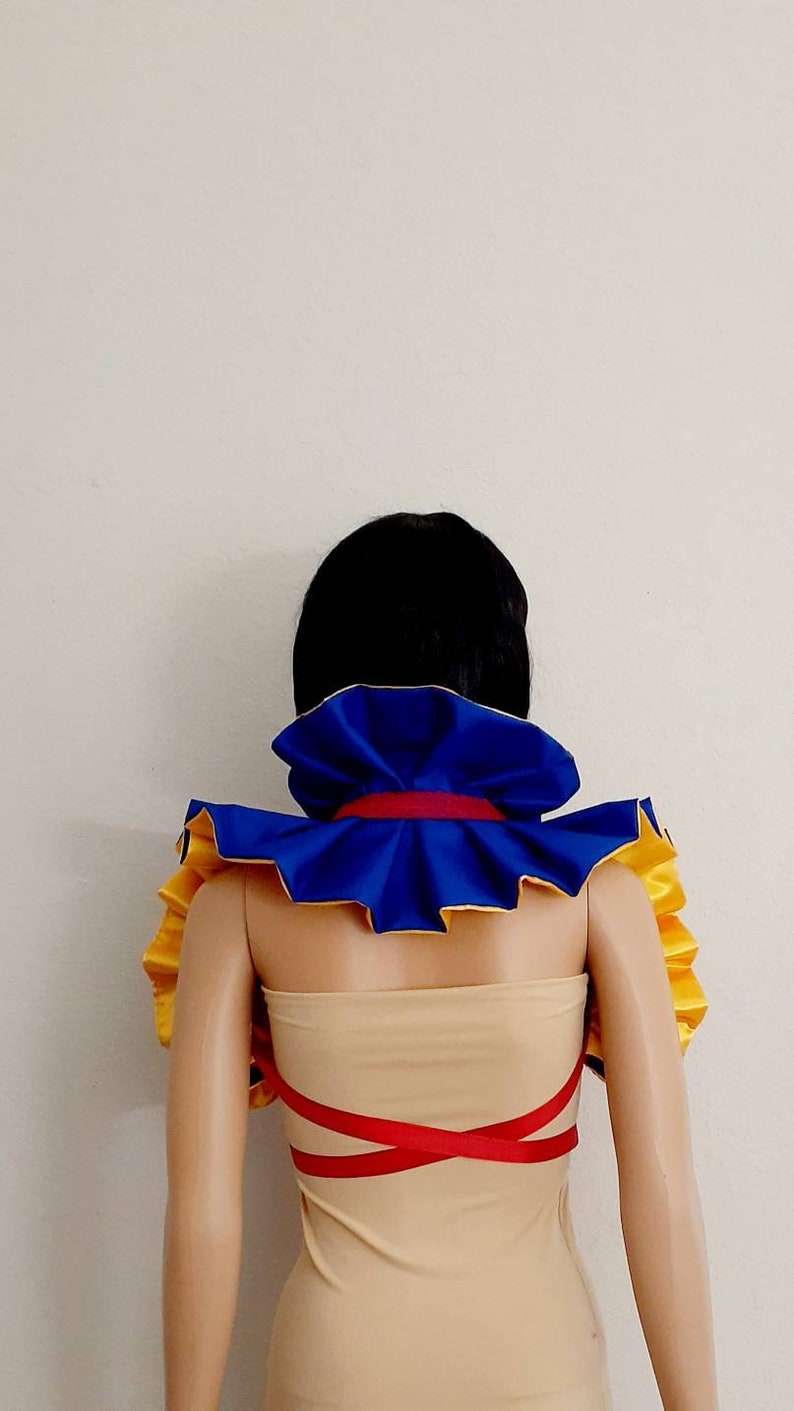 Snow White princess Burlesque Shoulder Collar Shrug Wrap Cosplay Anime Burningman Manga Circus Carnival image 4