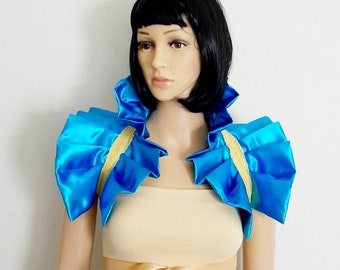 Burningman Carnival Mardi gras Cosplay Ringmaster Manga Burlesque Circus Jasmine Anime Collar shoulder shrug