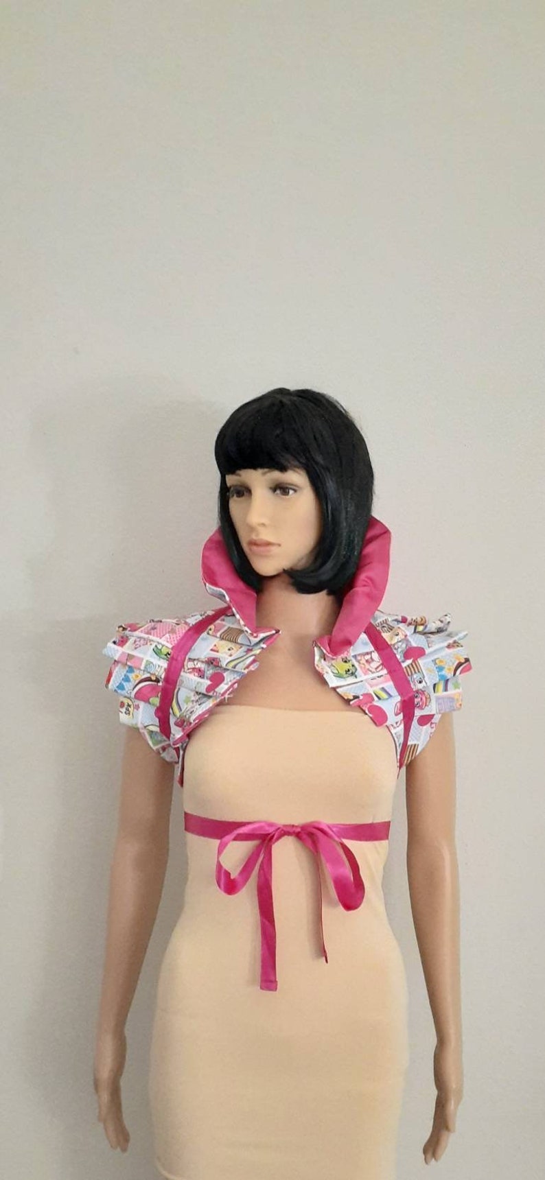 Shopkins Dramatic Collar Bolero Shrug Corset Burlesque Cosplay Anime Ringmaster Carnival Supanova Supercon image 1