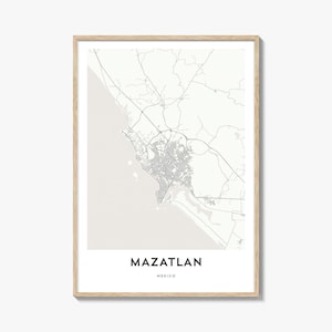 Impresión del mapa de Mazatlán: Ilustración del mapa de la Ciudad de México