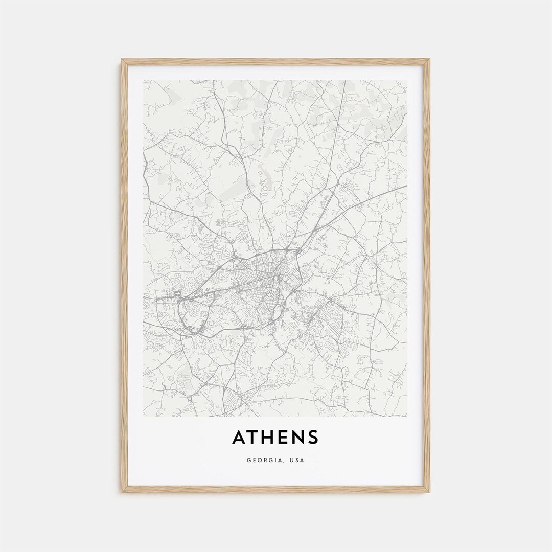 Map of Athens Georgia Print Athens - Il 1080xN.6573683204 9iik