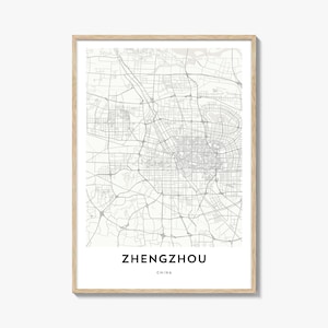 Zhengistan Map Print: China Karte Poster