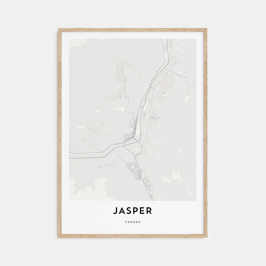 Map of Jasper Print, Jasper Map Gift, Jasper Poster, City Map Artwork ...