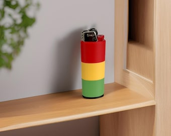 Rasta Bic Lighter Sleeve Case
