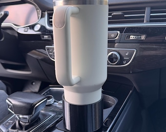 3D-Printed Car Cup Holder Adapter – Fits Stanley & YETI Bottles