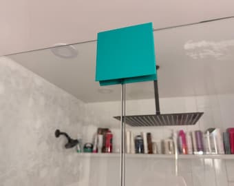 Glass Shower Door Lock Sleeve – No-Drill Sliding Security Lock for Frameless