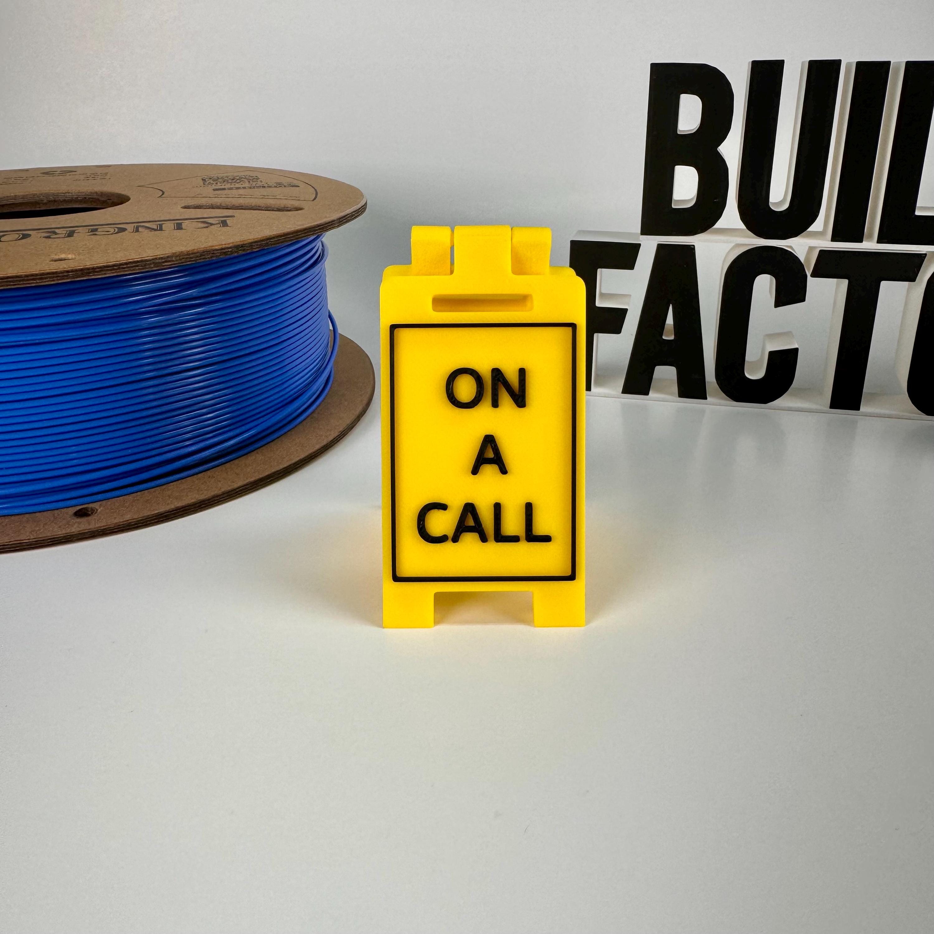 On A Call or Custom Text Mini Floor Sign | Gift | Office | Cubicle ...