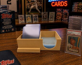 RipBench Mini Card Sleeving Station | Compact Trading Card Organizer | Pokémon, Sports | TCG Top Loader and Penny Sleeve Holder