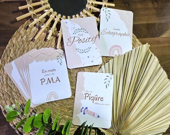30 Cartes étapes PMA FIV ivf cards pdf