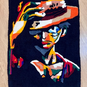 One Piece Luffy Tufting Rug
