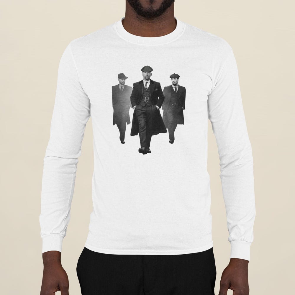 Peaky Blinders-Inspired Long Sleeve, Football Fans Gift Long Sleeve, Barcelona Legends Long Sleeve, Soccer Icons Unisex Shirt, Tommy Shelby Shirtstore24H