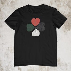 Palestine Clover Unisex T-Shirt, Symbol of Freedom Shirt, Palestinian Strength & Solidarity Unisex Shirt, Support Gaza, Free Palestine Shirt