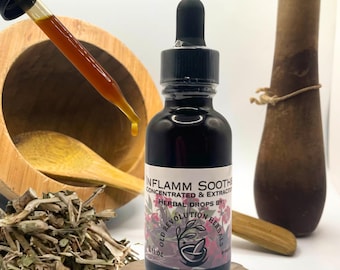 Handmade Ayurvedic Inflammation Tincture: Dashamool Herbal Blend