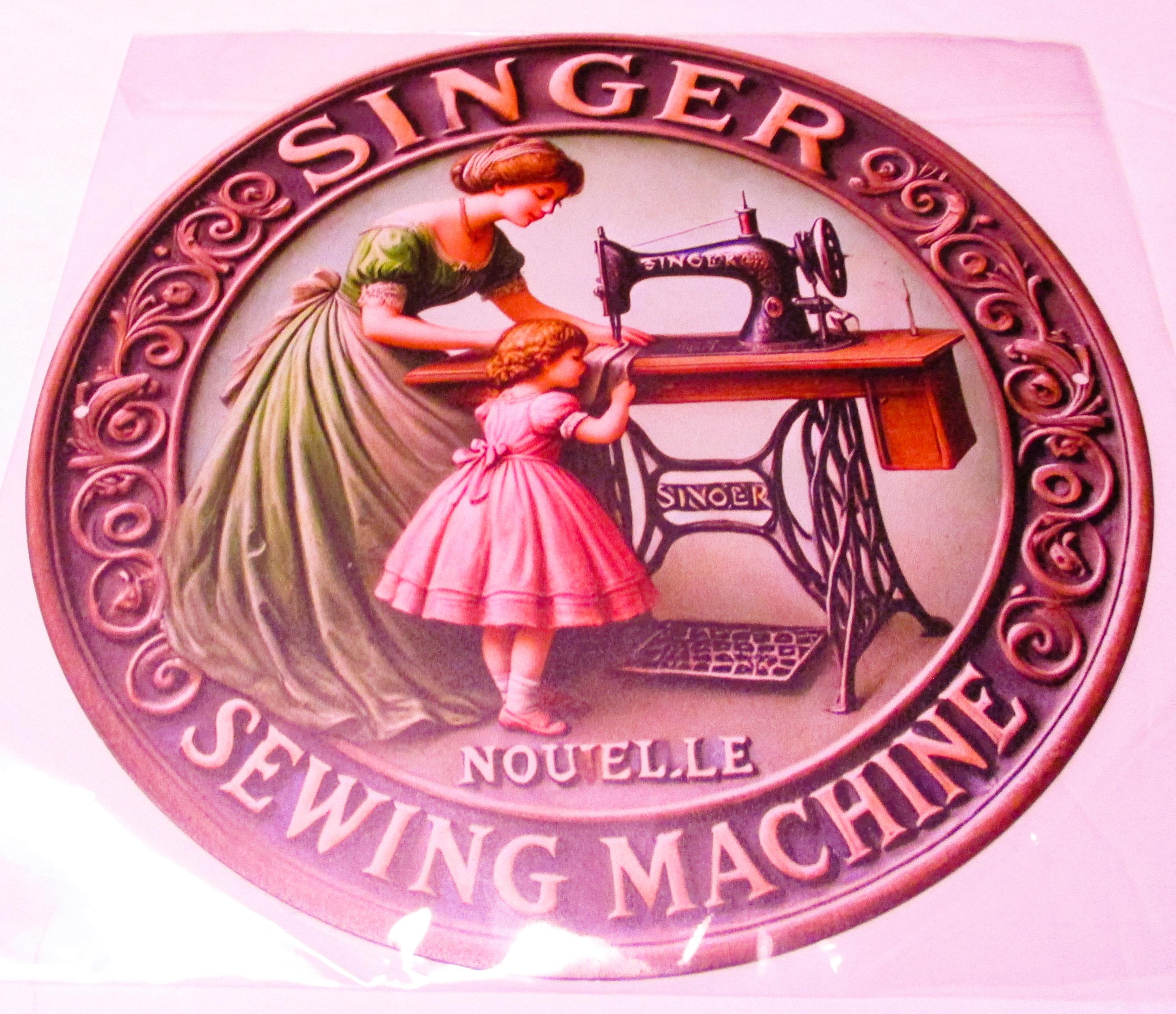 Fun Singer Sewing Machine Metal Sign. 8