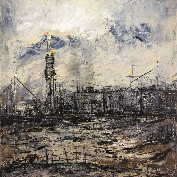 Power Station - Original Acrylic Painting
