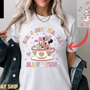 Girls Just Wanna Have Sun Dtf, Disney DTF Transfer, Disney Family Trip Dtf, Disneyworld Dtf, Disney Minnie Daisy Dtf, Disney Girls Trip