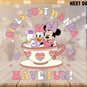 Girls Just Wanna Have Sun Dtf, Disney DTF Transfer, Disney Family Trip Dtf, Disneyworld Dtf, Disney Minnie Daisy Dtf, Disney Girls Trip