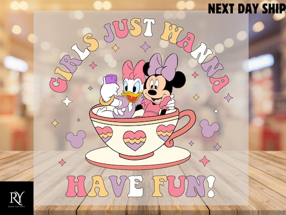 Girls Just Wanna Have Sun Dtf, Disney DTF Transfer, Disney Family Trip Dtf, Disneyworld Dtf, Disney Minnie Daisy Dtf, Disney Girls Trip