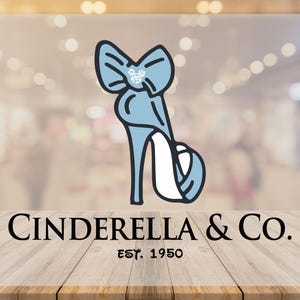 Cenicienta y compañía (Est. 1950), transferencia termoadhesiva, regalo para vacaciones en Disney, Cenicienta Company (Est. 1950), transferencia DTF lista para imprimir