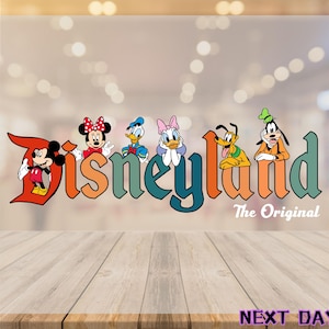 Disneyland The Original Dtf, Disney DTF Transfer,Disney Family Trip Dtf,Disneyland DTF Transfer,Mickey and Friends Dtf,Mickey Disneyland Dtf