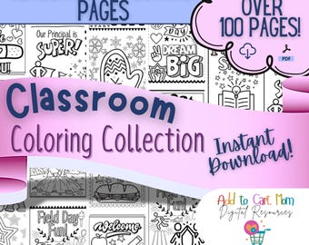 Teacher Student Child Coloring Pages Collection - Fun & Educational PDF Download