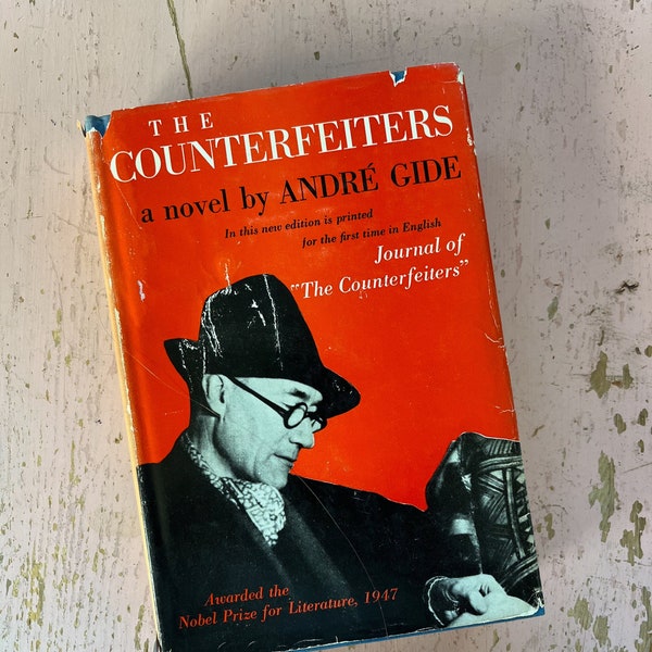 The Counterfeiters by Andre Gide Alfred A. Knopf Borzoi Books Reprint of the First Edition 1951 Hardcover w Dust Jacket