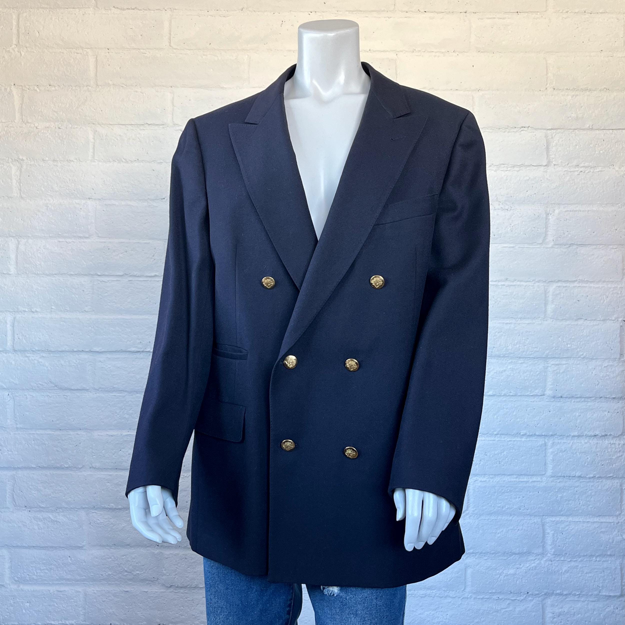 Navy Double Breasted Blazer - Etsy