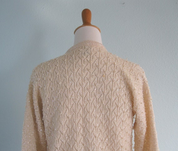 vintage beaded cardigan