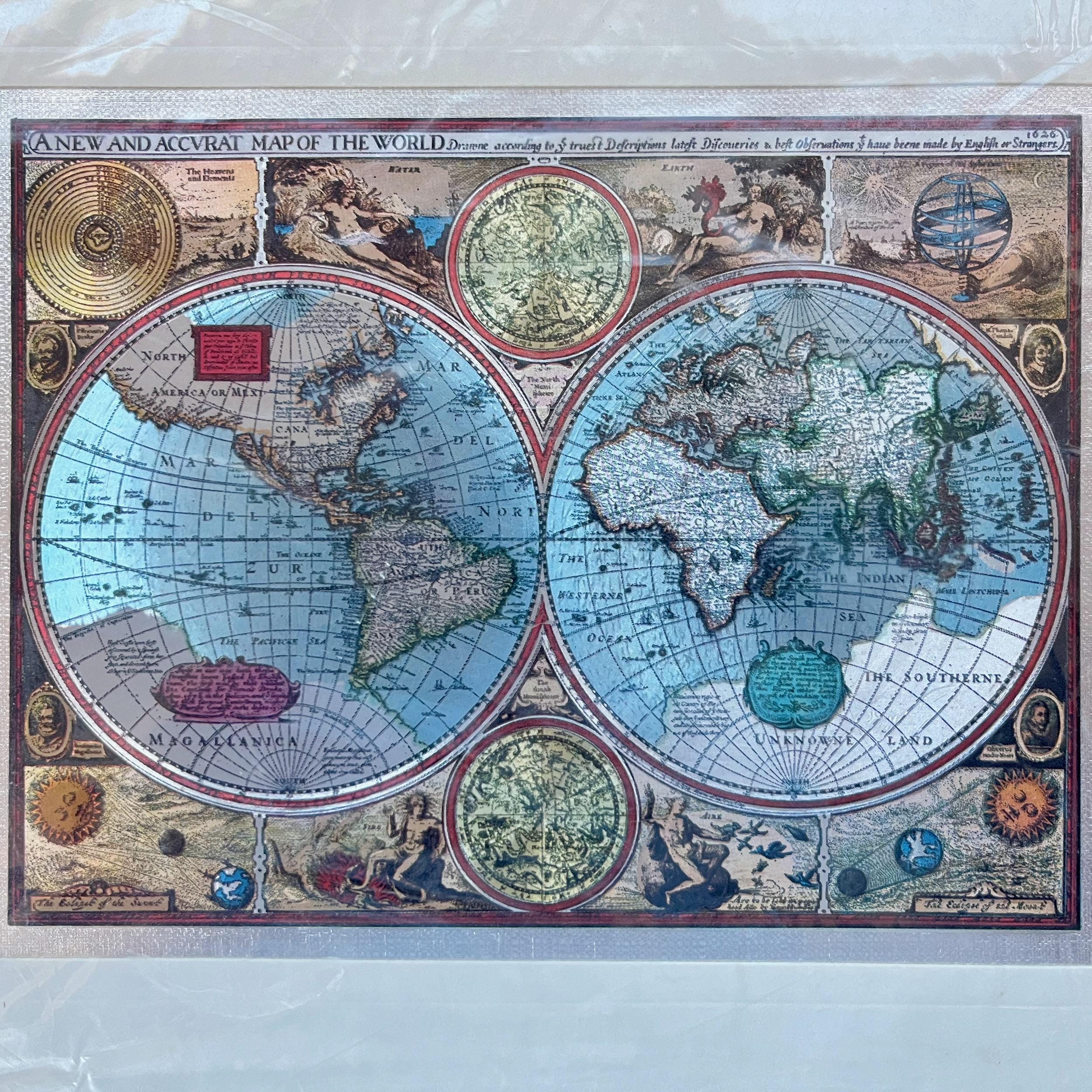 90s World Map - Etsy