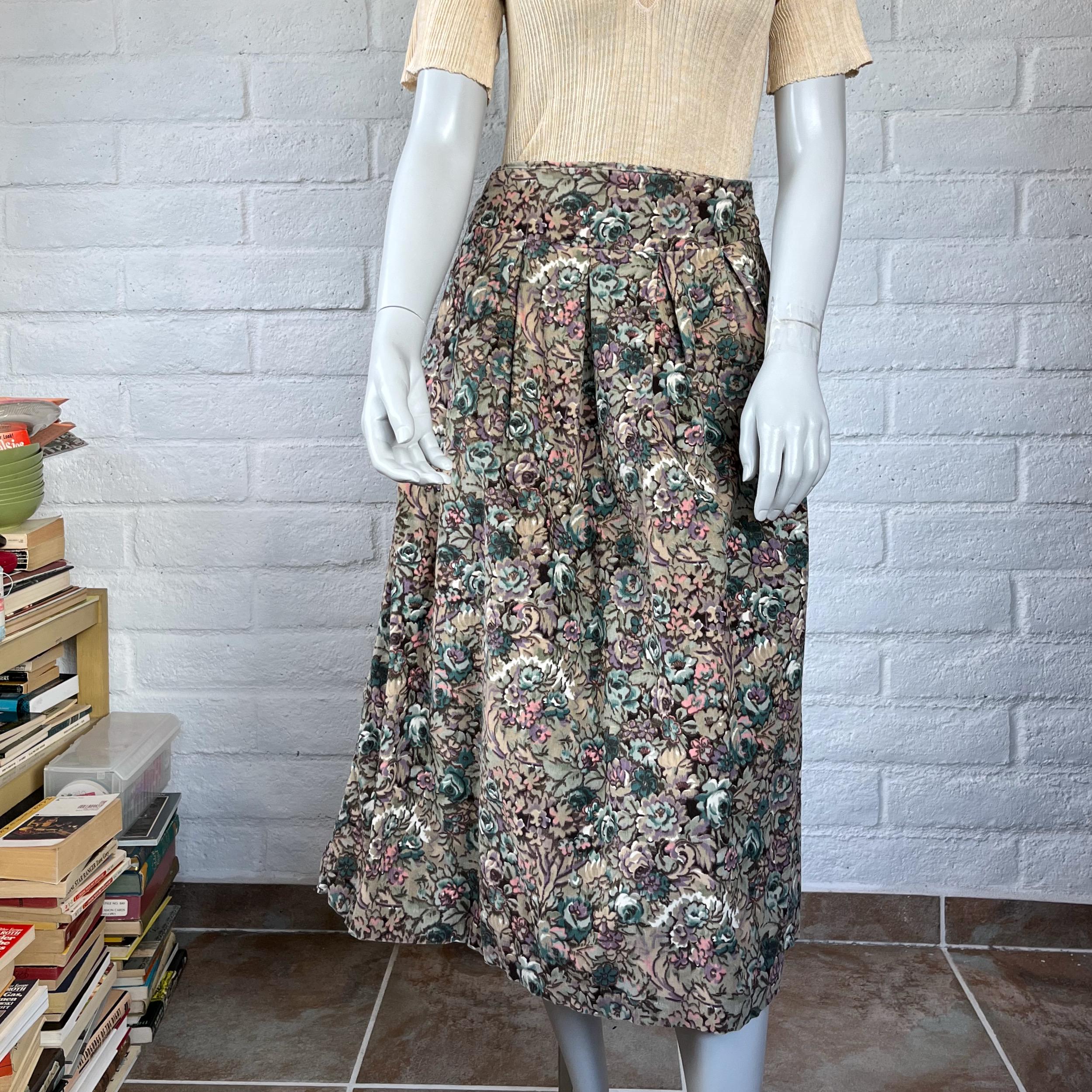 Ｒ*︎様 vintage oshkosh 花柄　コーデュロイ　スカート　ワンピー ワンピース vintage oshkosh Flower corduroy skirt vintage oshkosh