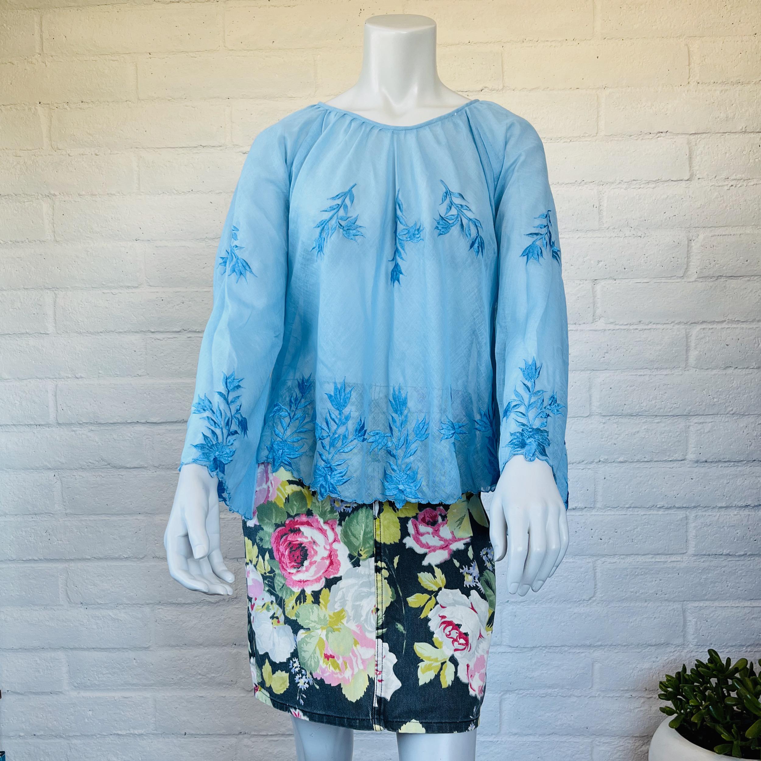 ZARA EMBROIDERED SEMI-SHEER BLOUSE BEADED NWT S RRP $119 | eBay