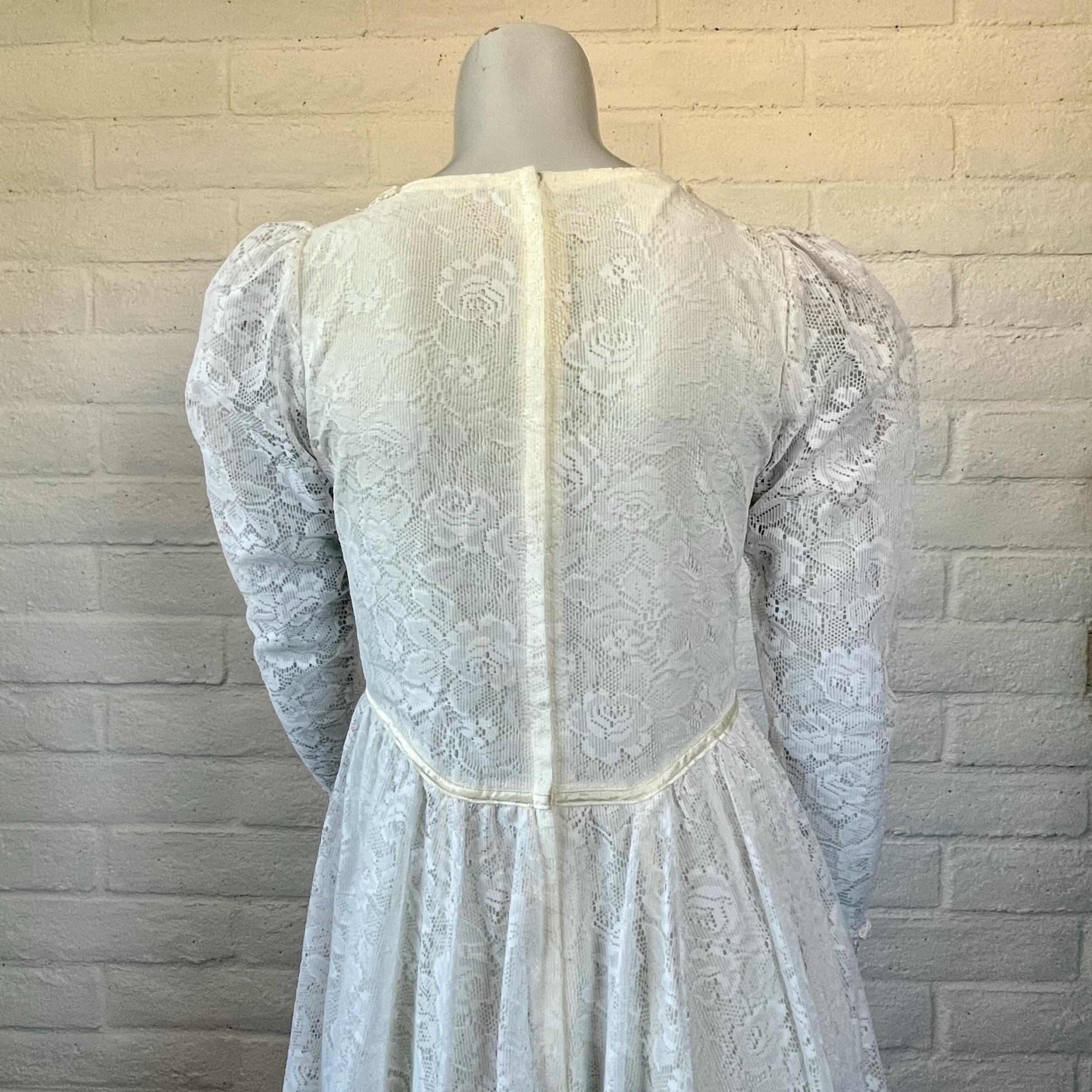 Vintage 70s Gunne Sax Wedding Dress - 1970s White Bridal Gown Jessica ...